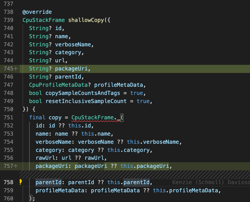 Add sourceLine changes to cpu profile data · Issue #3974 · flutter ...