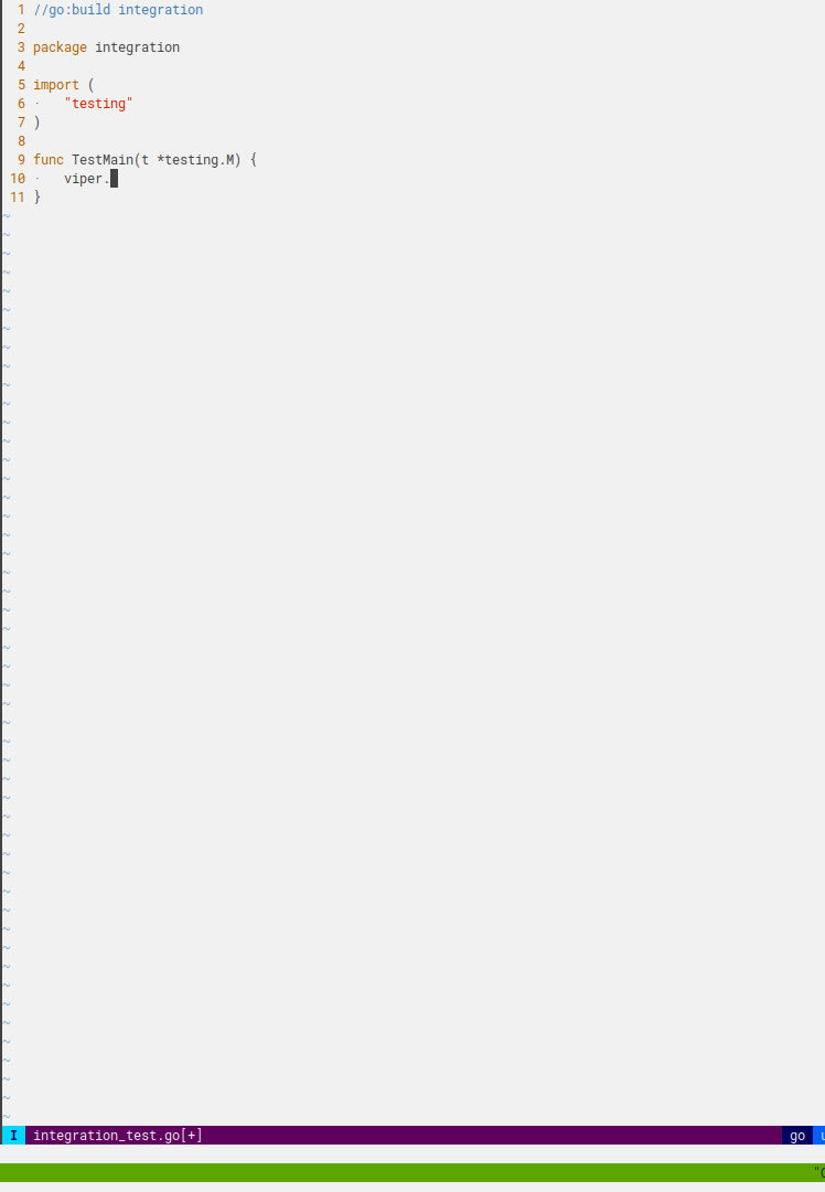 Golang completion not working for files ending in `_test.go` when build ...