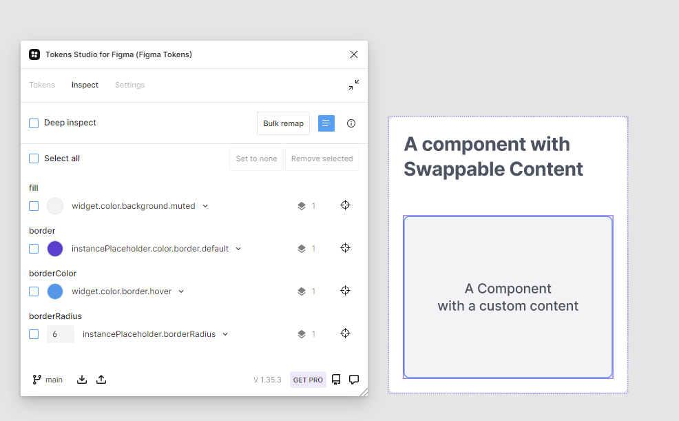 Swapping a component keeps tokens of the previous component · Issue ...