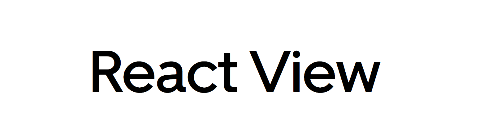 React View Logo