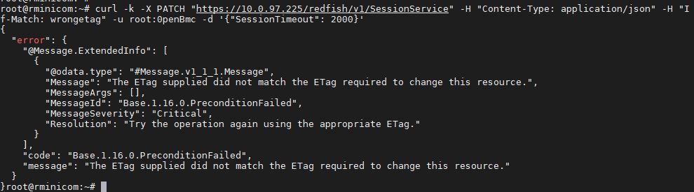 Patch request for any URI with If-Match with value of Etag in request ...