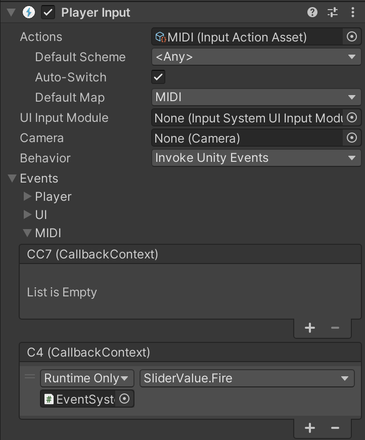 Cannot get Midi input to call function through Actions and C# · Issue ...