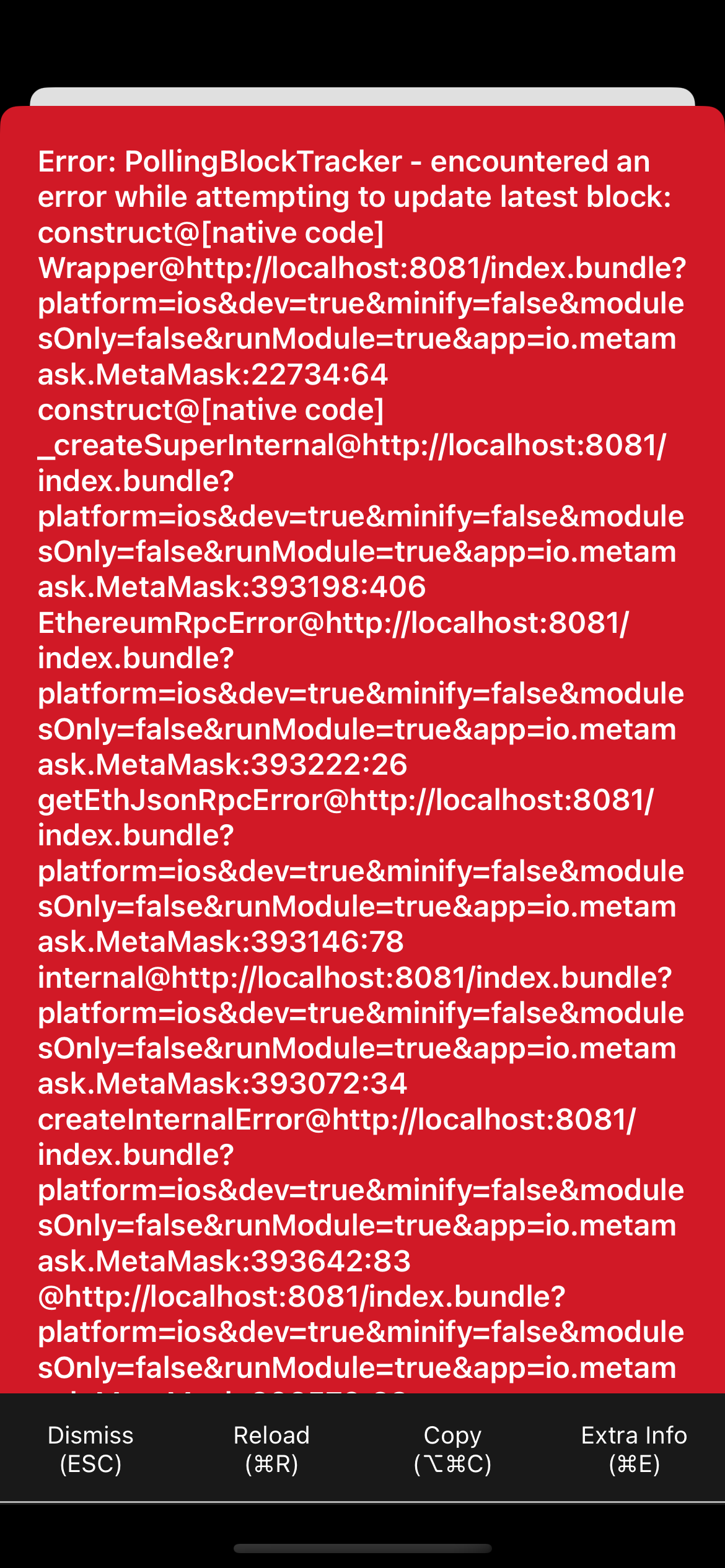 [BUG] PollingBlockTracker now working when compiling for IOS · Issue ...