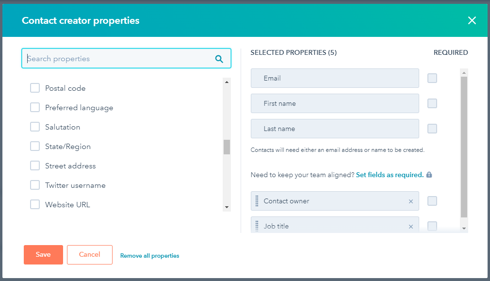 Hubspot UI