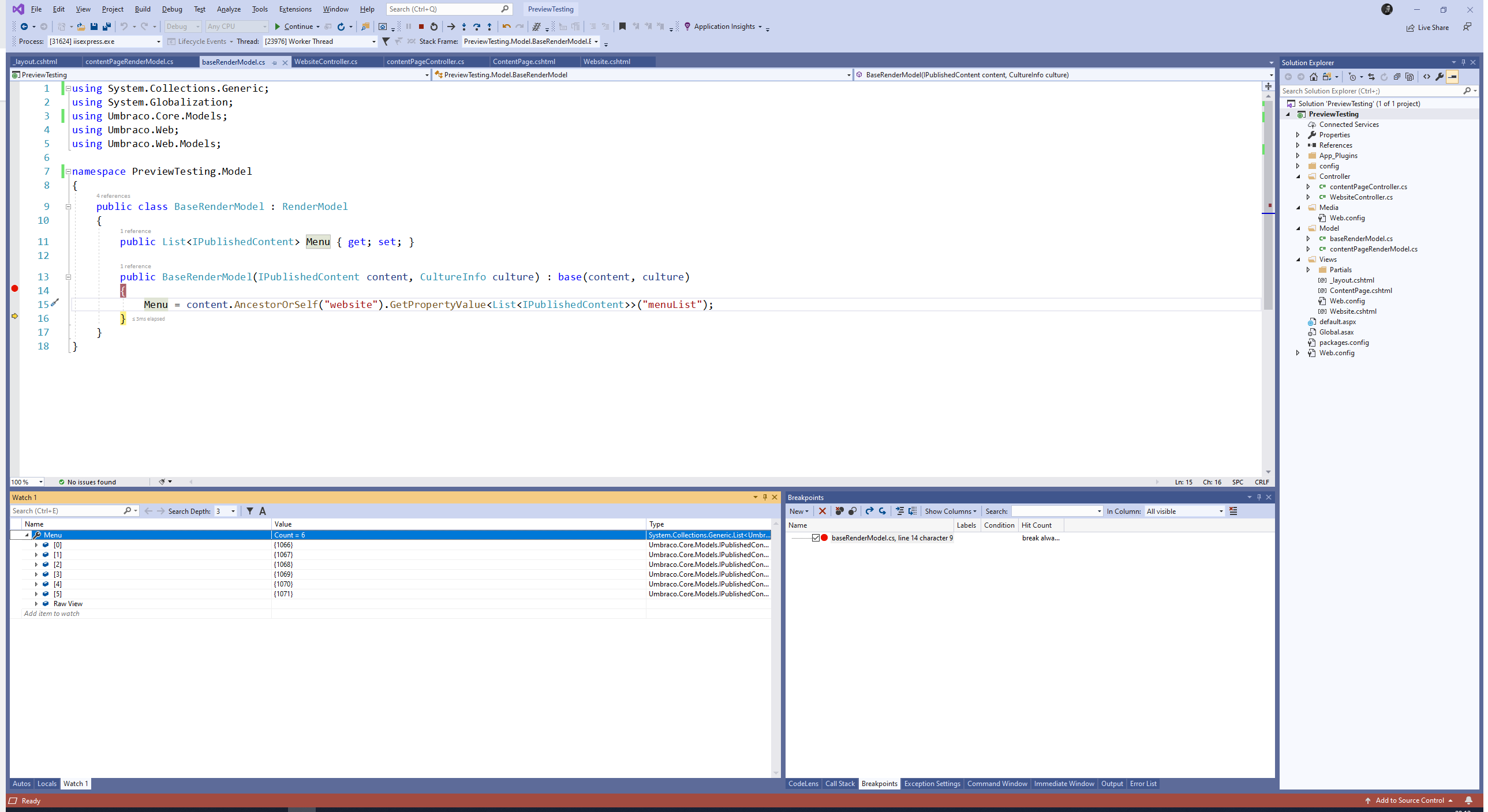 Preview mode unable to retrieve other pages from cache · Issue #6472 ...