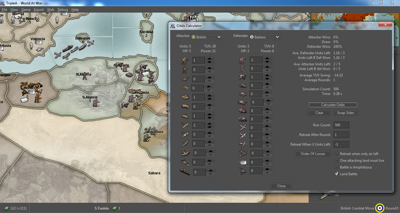 battle calc