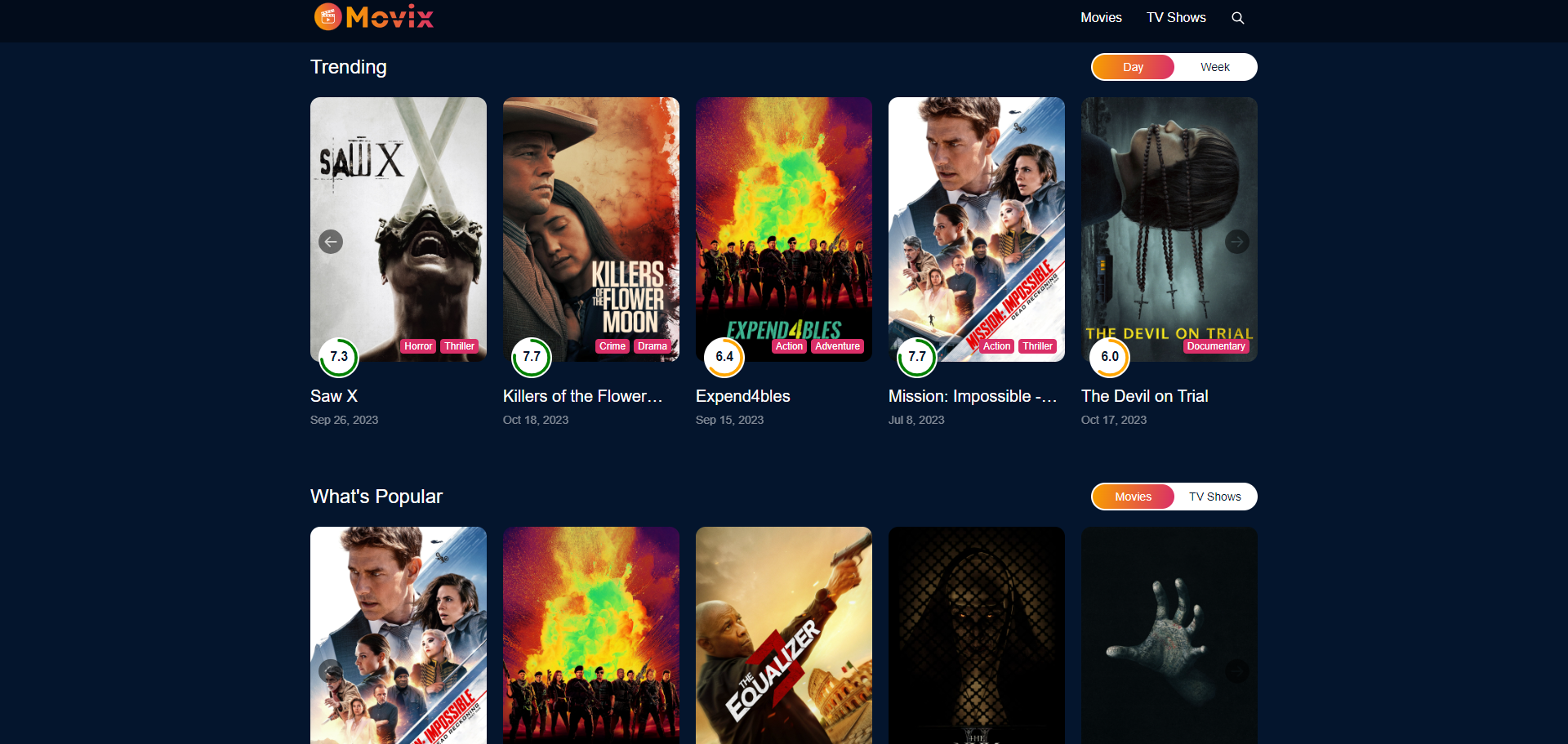 Github manashinde16 movix movies and series website