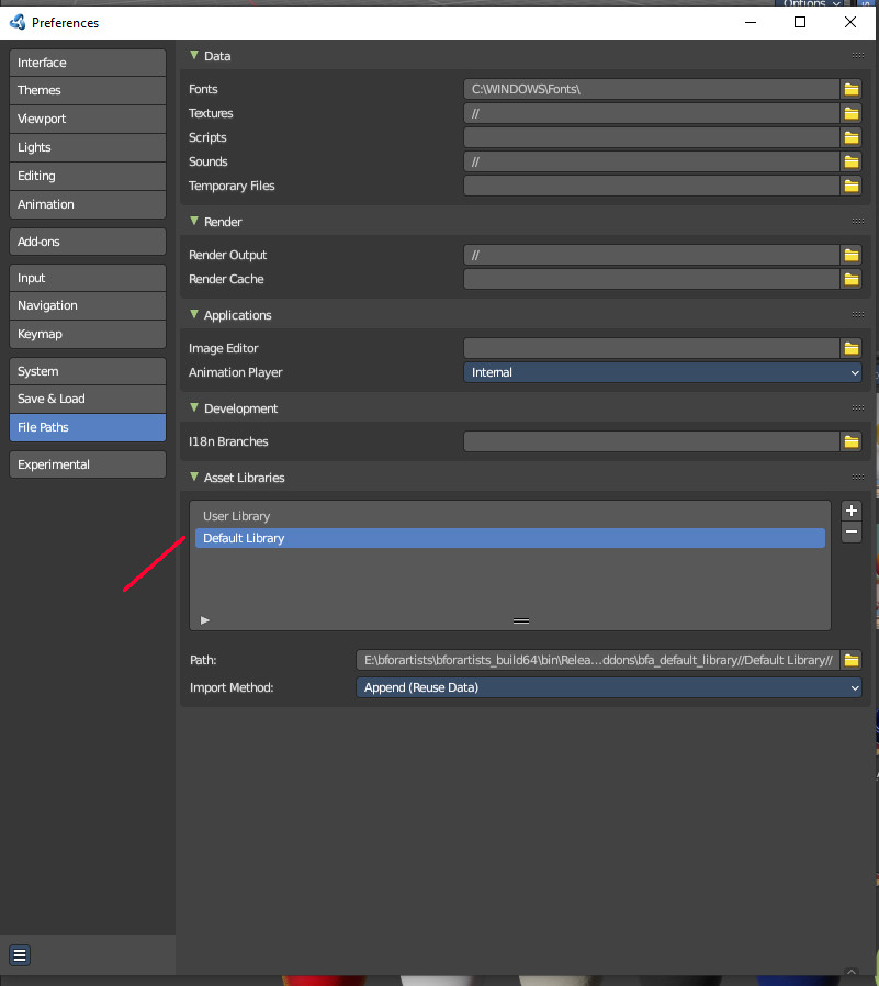 Preferences - update File Paths / Asset Libraries panel · Issue #401 ...