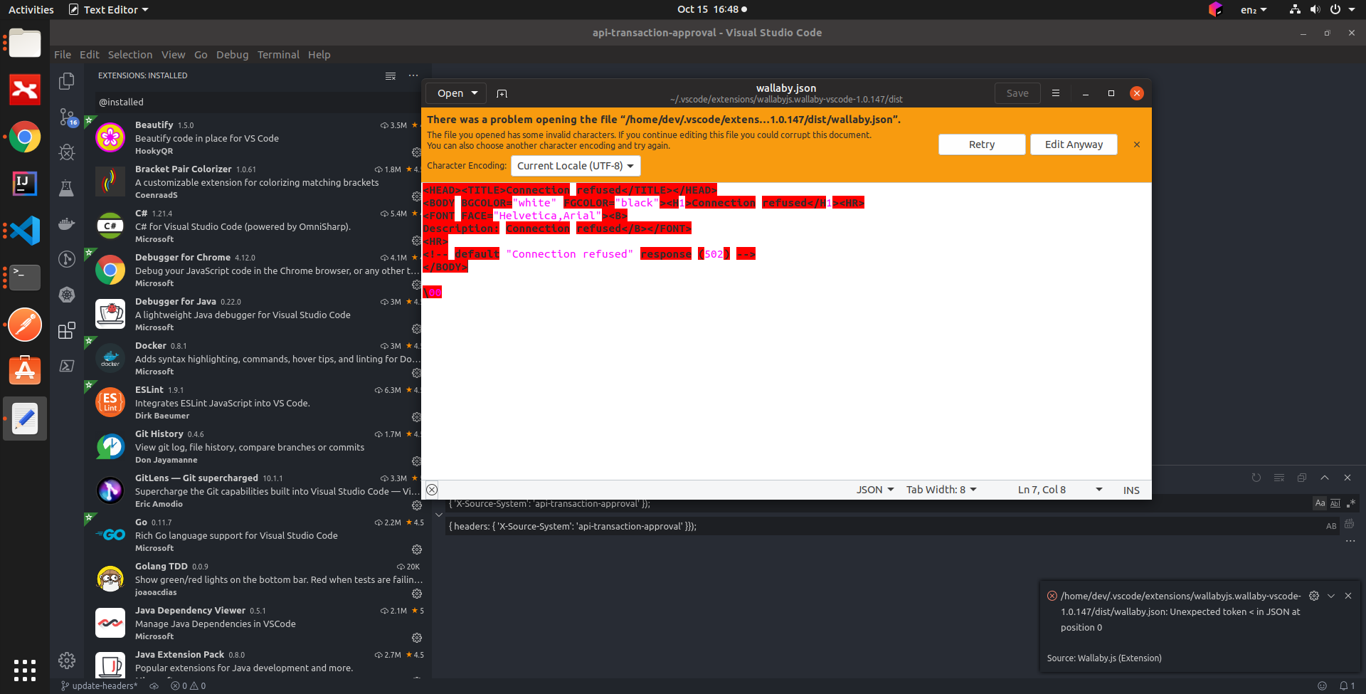 Wallaby failing to connect to some external site · Issue #2239 ...