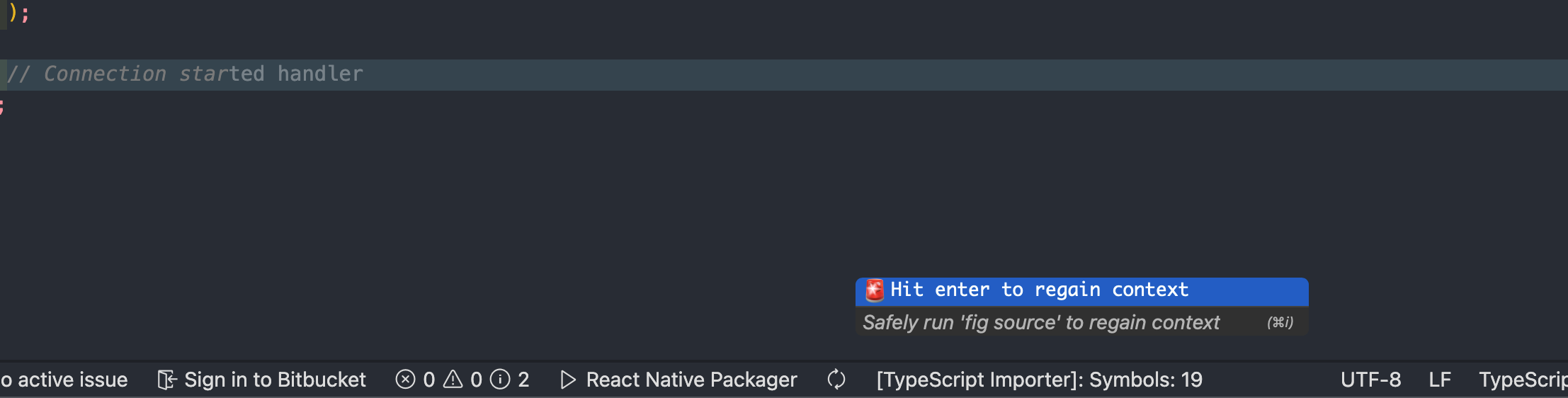 Fig suggest even when typing in file of VSCode not in terminal · Issue