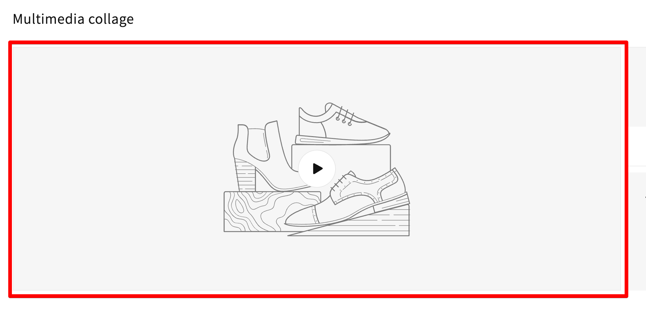 [Multimedia collage] Video button missing accessible name without image