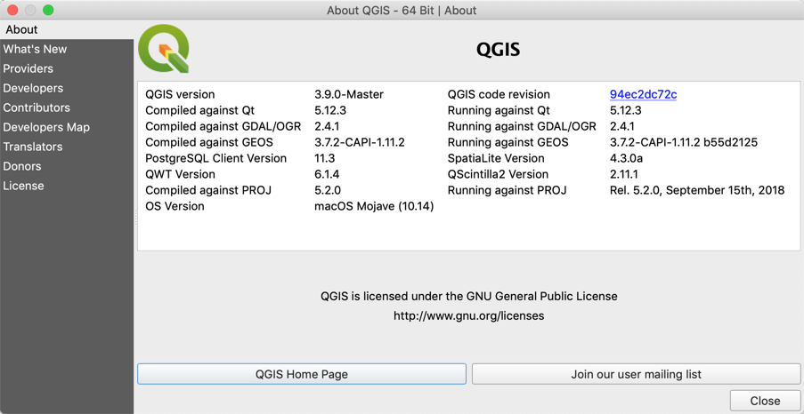 Install qgis mac