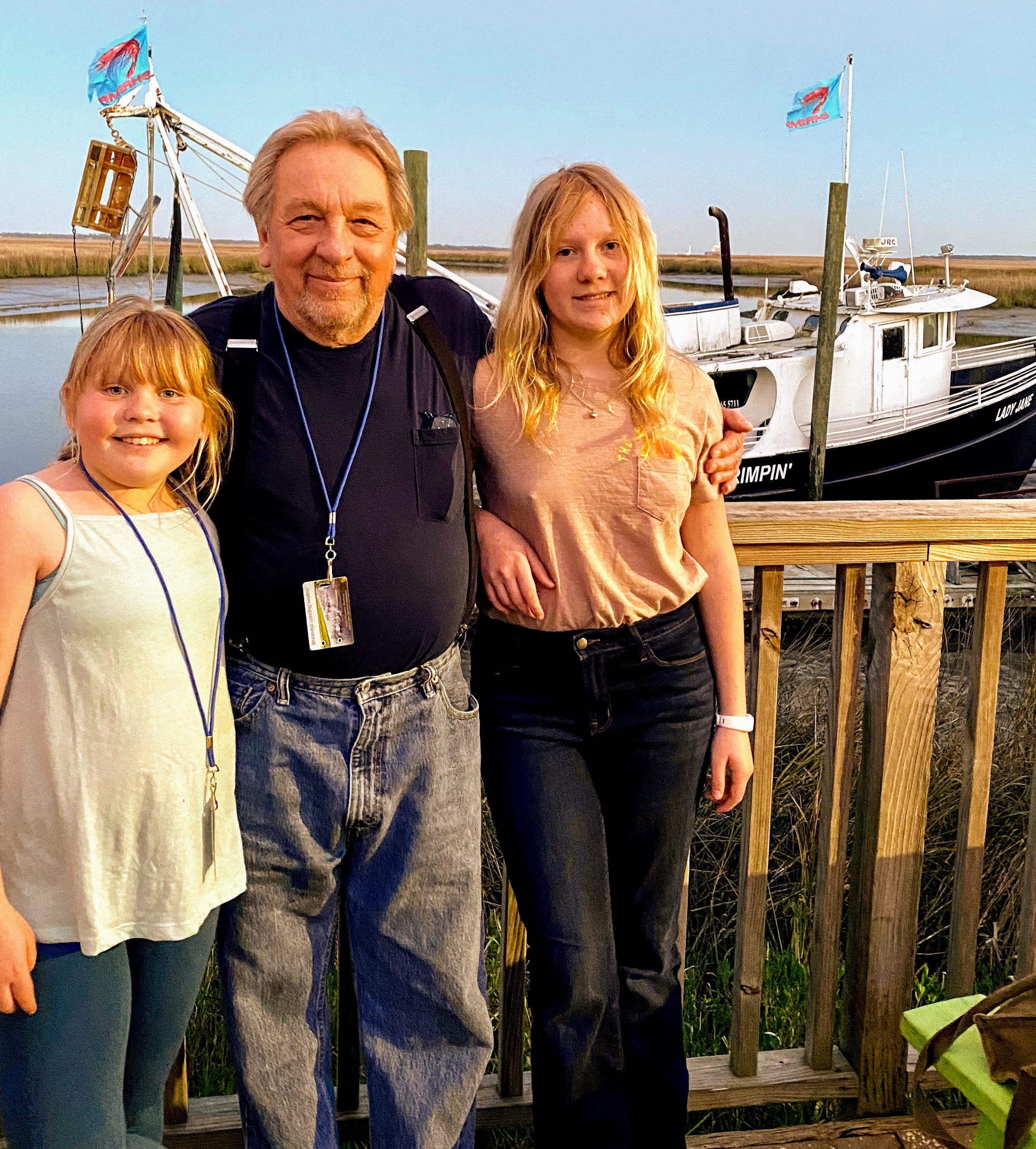 Grampsy with Girls standing