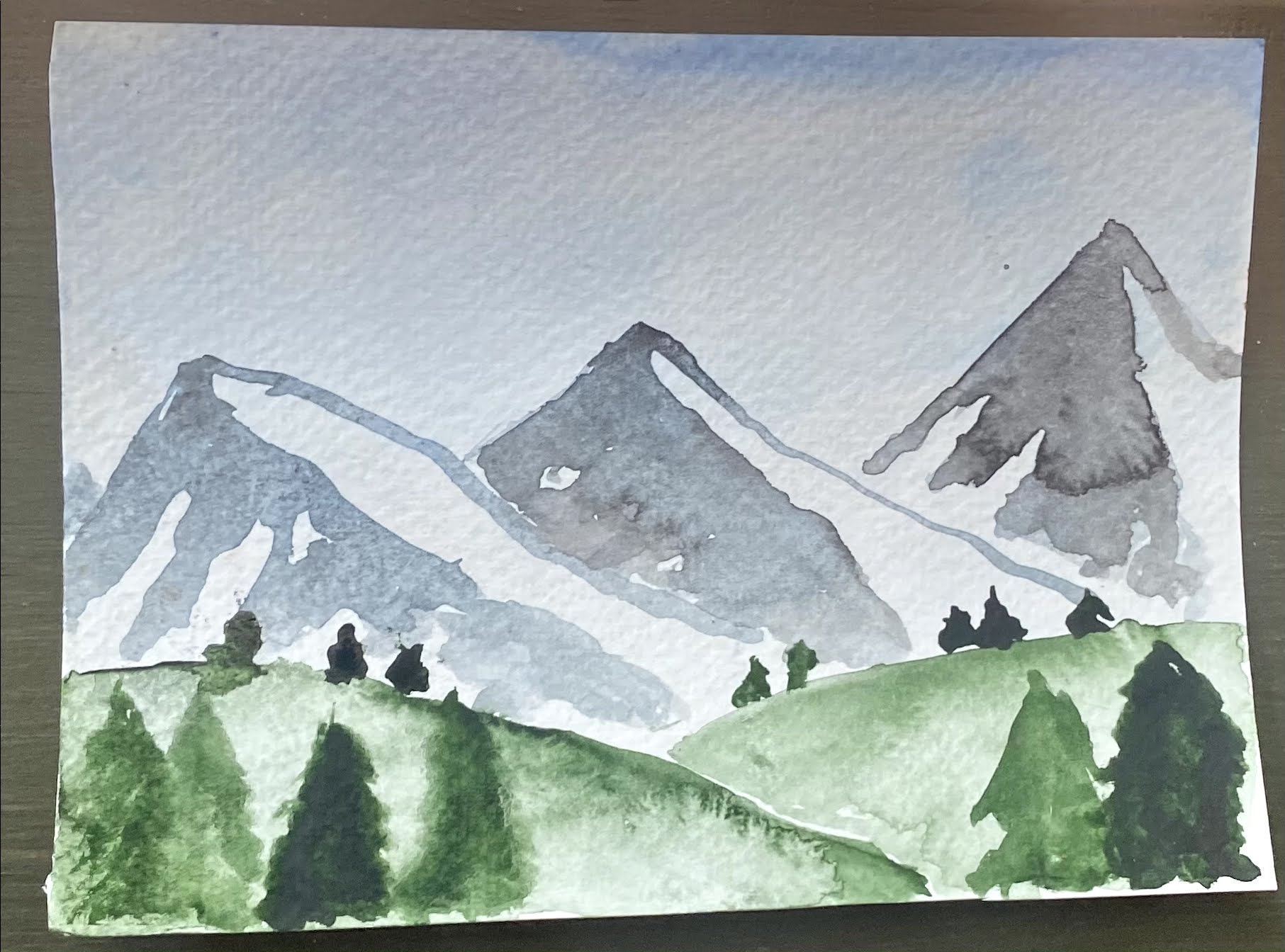 Mountain Postcard by Audrey