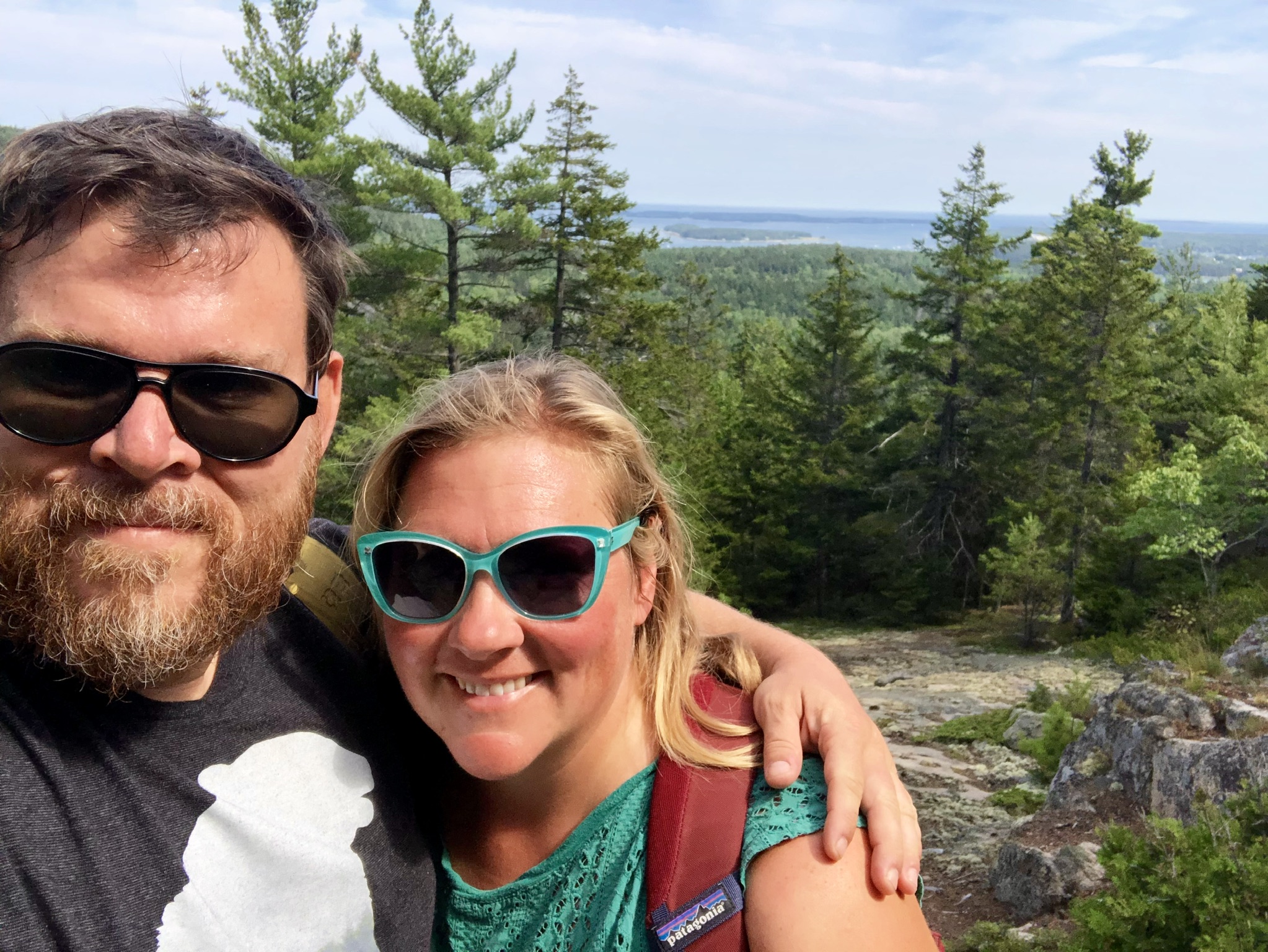 Jacob and I at the top of Canadian Cliffs