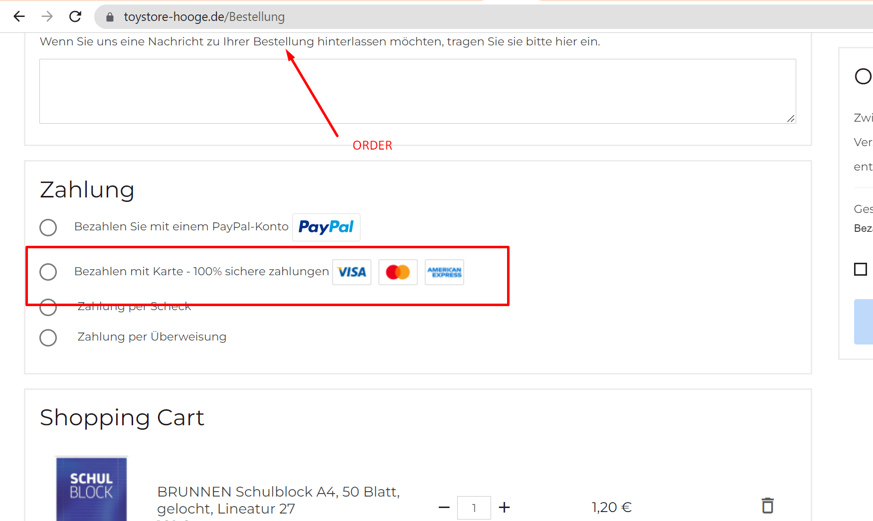 Payment by card is not displayed on the product page · Issue #28937 ...