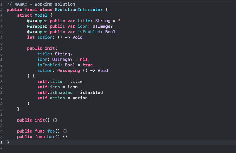 PropertyWrapper compilation fails if BUILD_LIBRARY_FOR_DISTRIBUTION is
