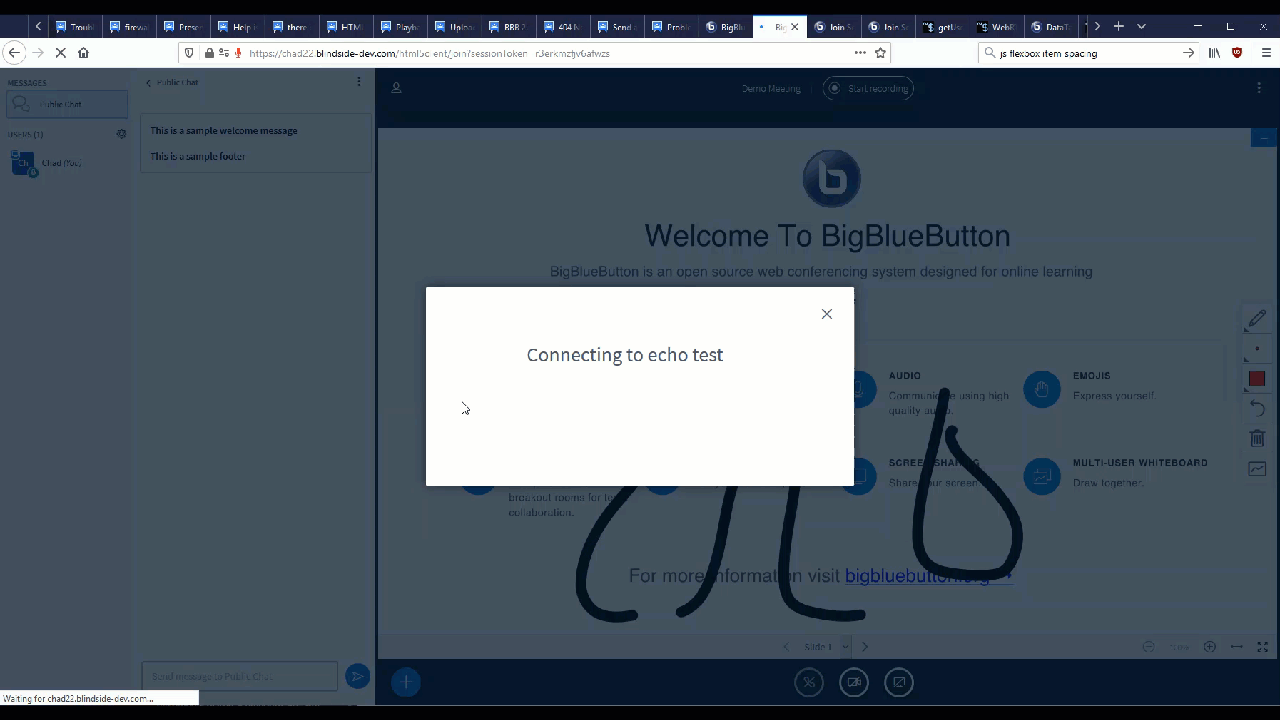 Audio appears connected after a refresh · Issue #8365 · bigbluebutton ...