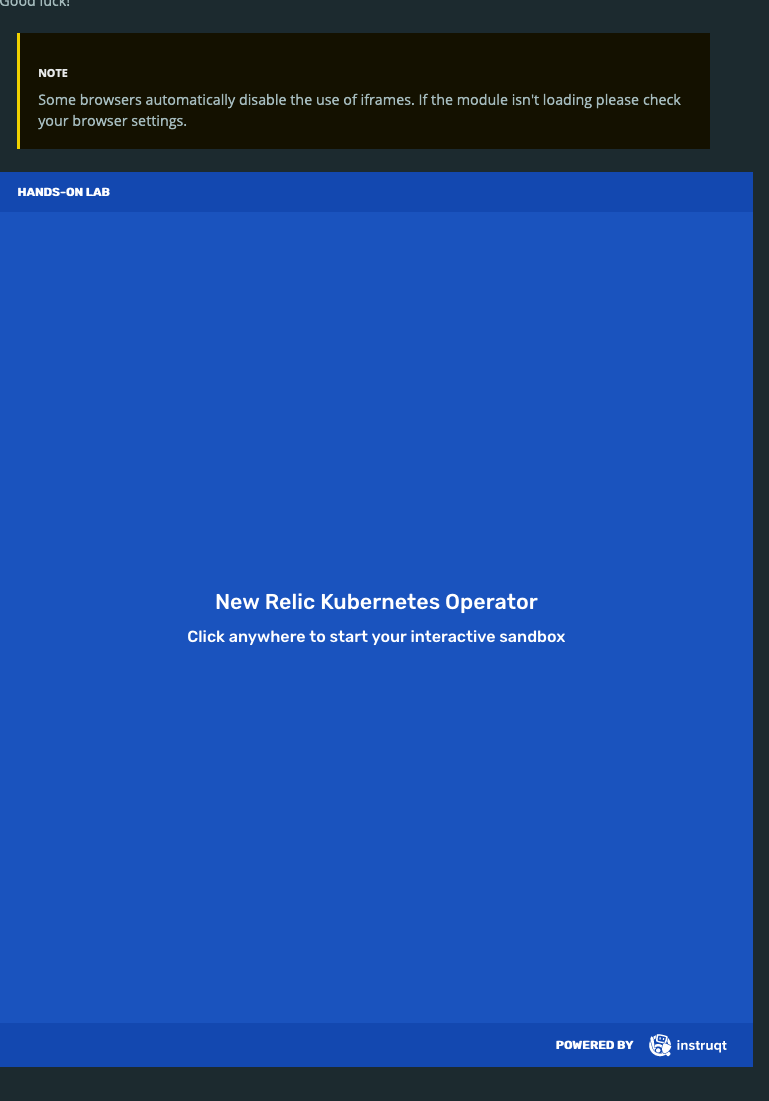 iframe for instruqt training module won't appear on Safari or browsers with iframes disabled
