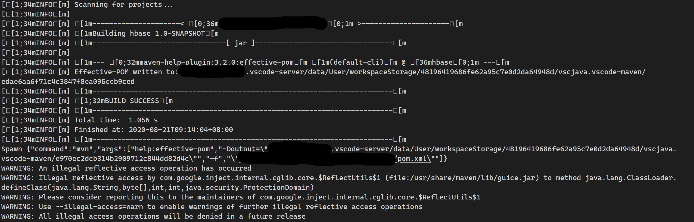 Ansi escape code not rendered or hide in output window · Issue 528