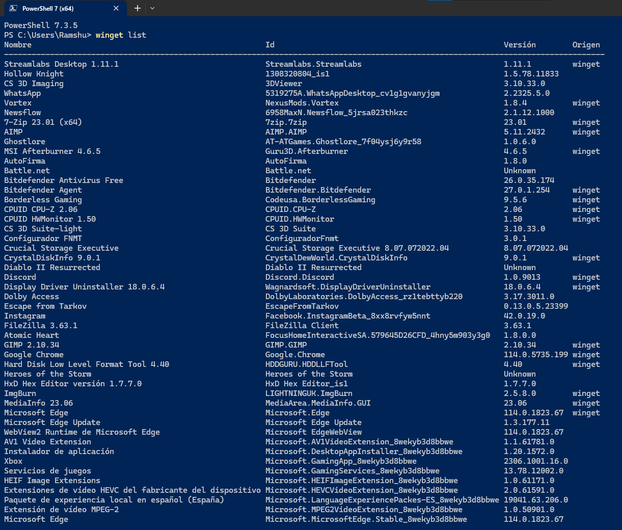 Winget List Dont Show Available Version Issue 3420 Microsoft 