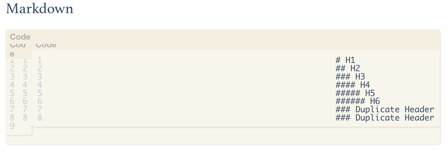 code block is not rendered correctly · Issue #276 · olOwOlo/hugo-theme ...