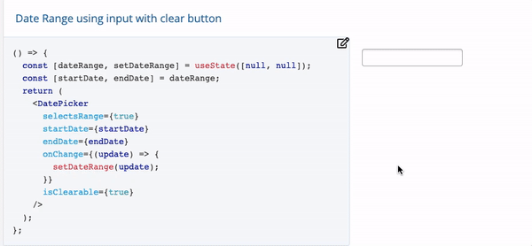 typing end date does not work