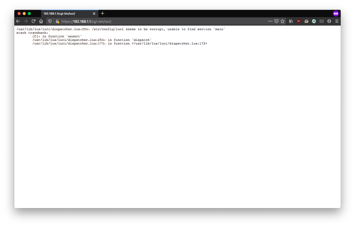 LuCI: Fails to open OpenWrt Patchworks series 144179 · Issue #3351 ...