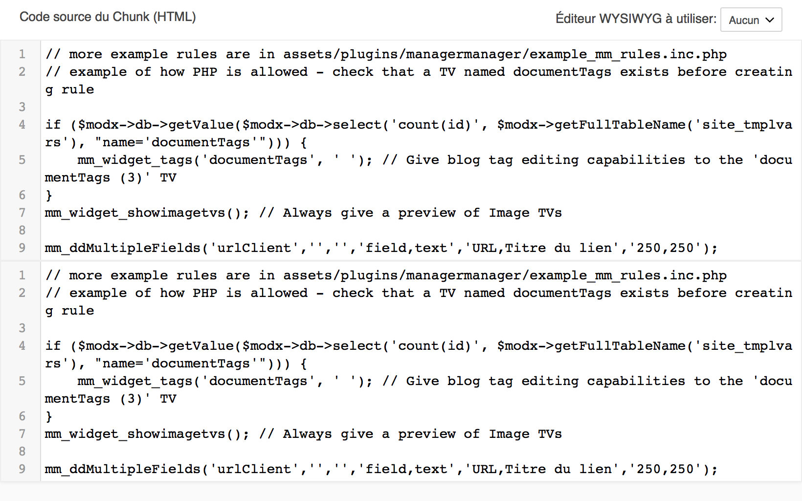 Several display issues · Issue #223 · evolution-cms/evolution · GitHub