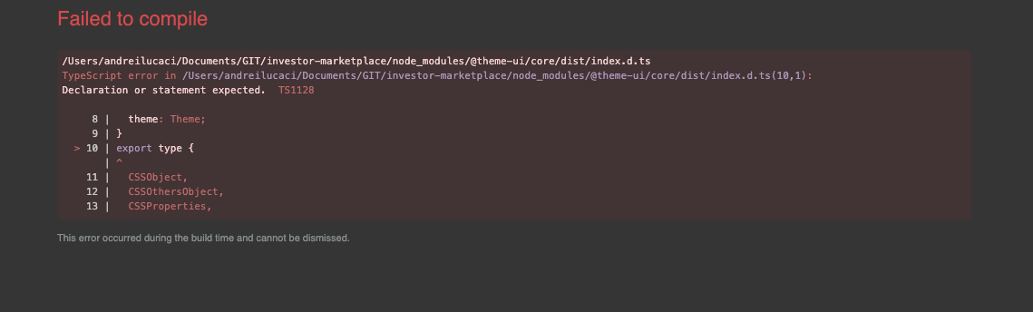 Failed to compile due to wrong import · Issue #1377 · system-ui/theme ...