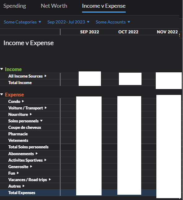 [BUG] Alignment problems with the vanilla vs Expense report