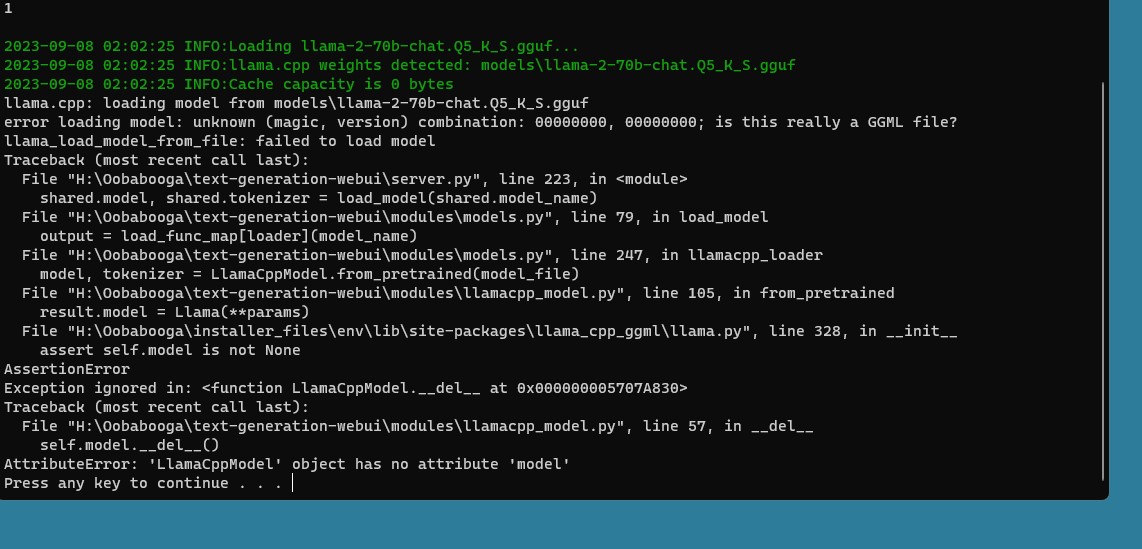 Can't load GGUF model · Issue #3803 · oobabooga/text-generation-webui ...