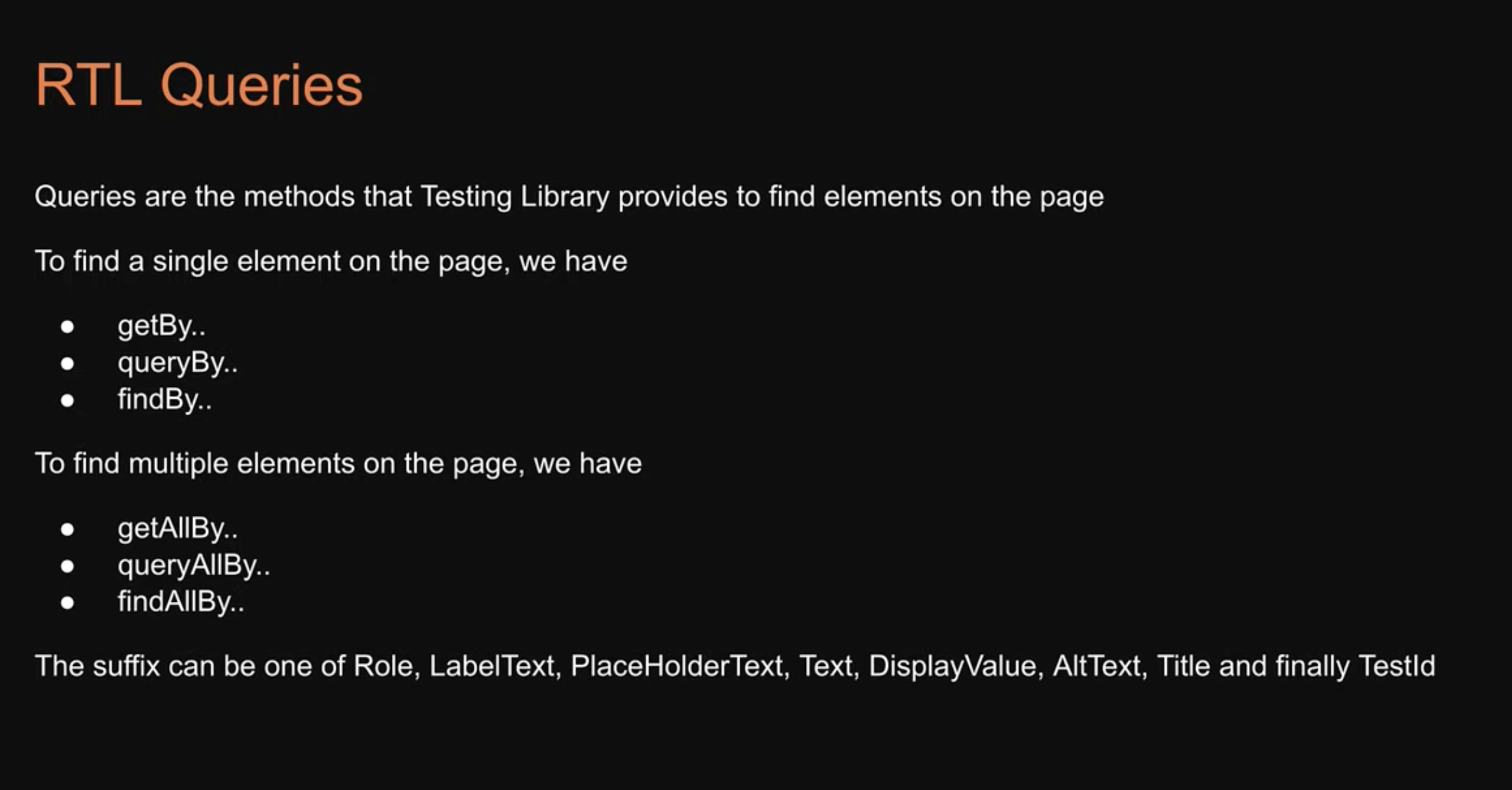 Testing React JEST + RTL · GitHub