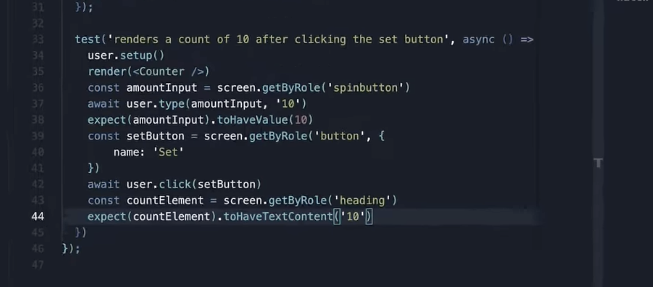 Testing React - JEST + RTL · GitHub