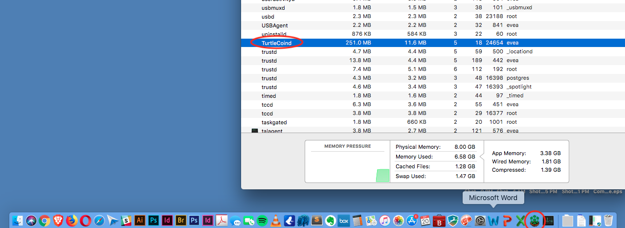Have To Force Quit The Wallet Through Activity Monitor On Mac Issue 44 Turtlecoin Turtle Wallet Go Github