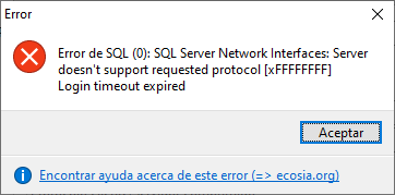 Can't connect to SqlServer , is working on old version of heidi · Issue ...
