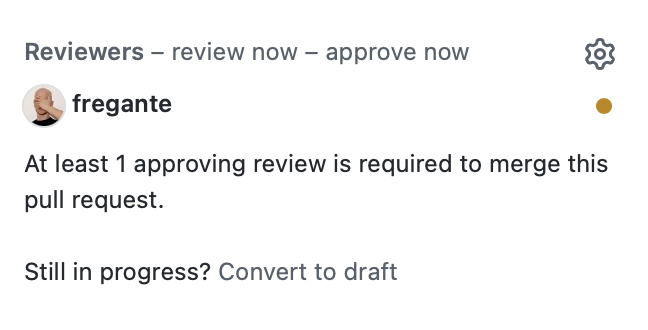 Add one-click PR approval on Conversation tab · Issue #6118 · refined ...