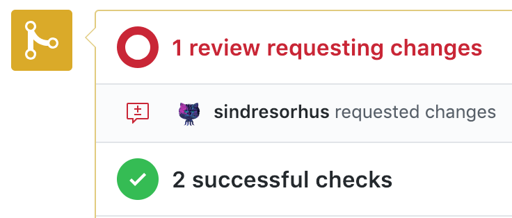 new changes requested icon