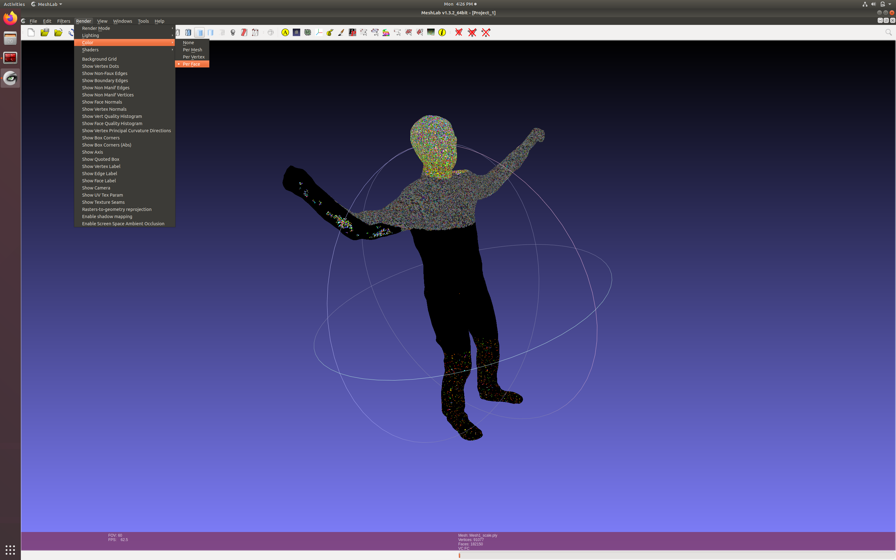 Mesh colors changing completely while loading a ply file · Issue #628 ...