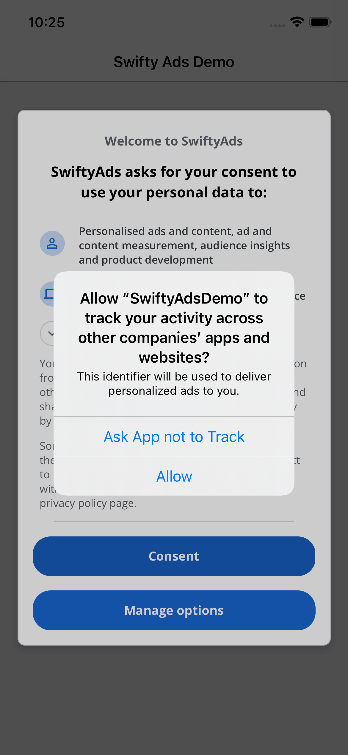 App Tracking Transparency . in iOS 14+ · Issue #33 · crashoverride777 ...