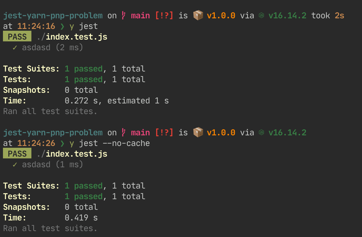 [Bug] Tests are not running (yarn 3 Plug'n'Play). · Issue 12671