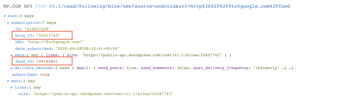follows another site