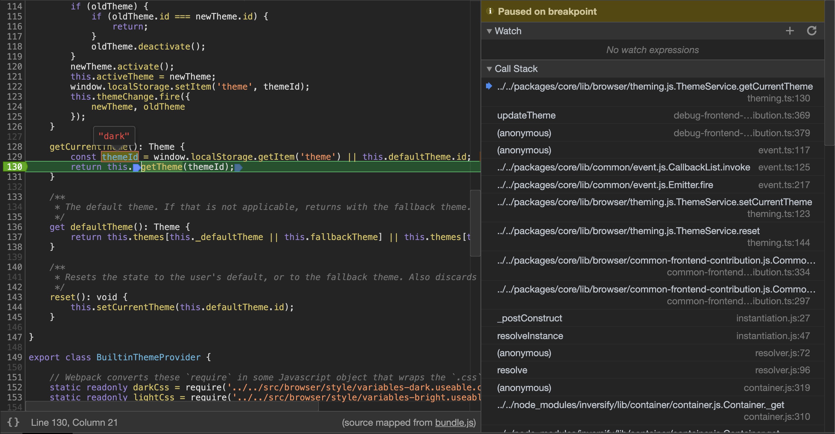 [theme] The hard-coded dark theme always shows up for a sec at app ...