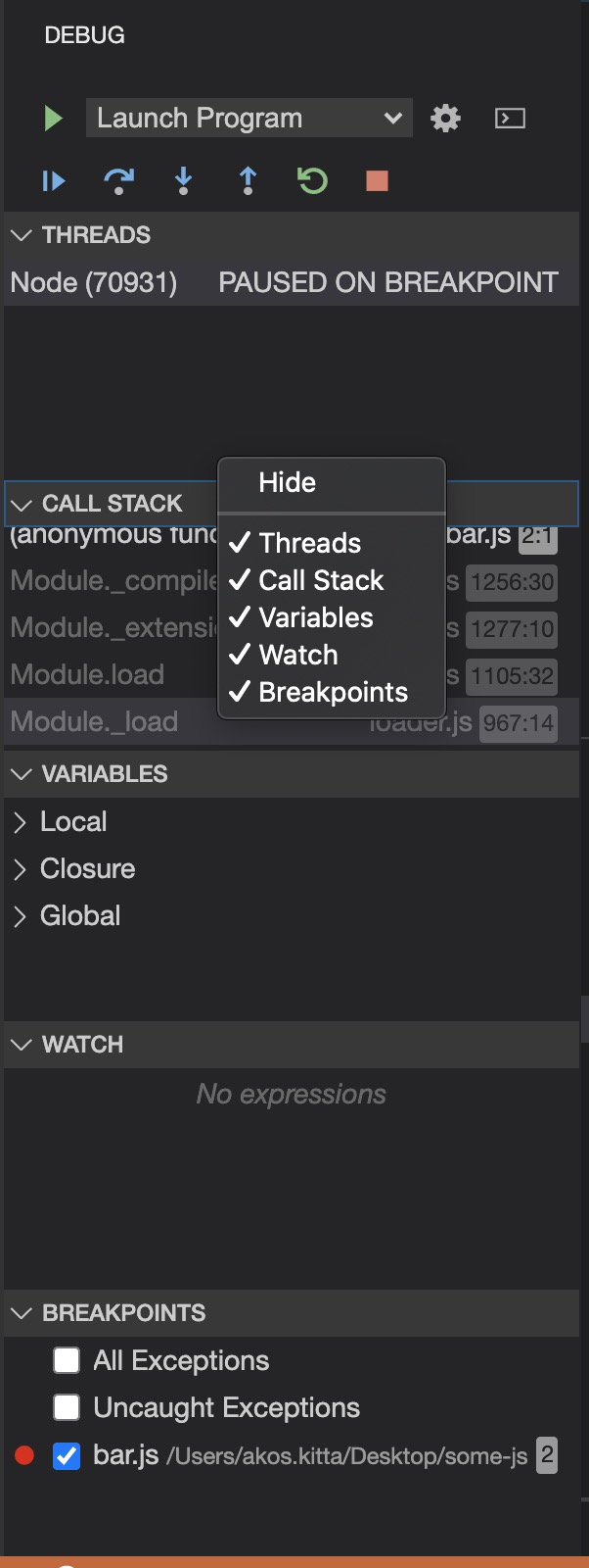 [debug] Consider removing `threads` view · Issue #8305 · eclipse-theia ...