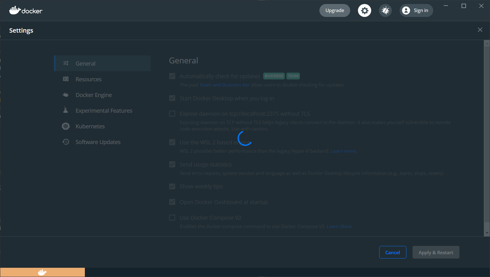 Docker Desktop 4.1.0 Fails to Start on Windows 11 · Issue #12256 ...