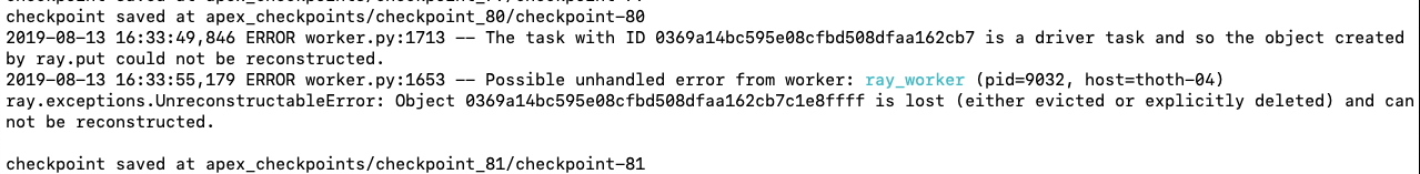 ERROR ray.put could not be reconstructed · Issue #5447 · ray-project ...