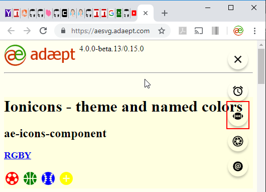 FAB no longer shows primary color - Regression? · Issue #16045 · ionic ...