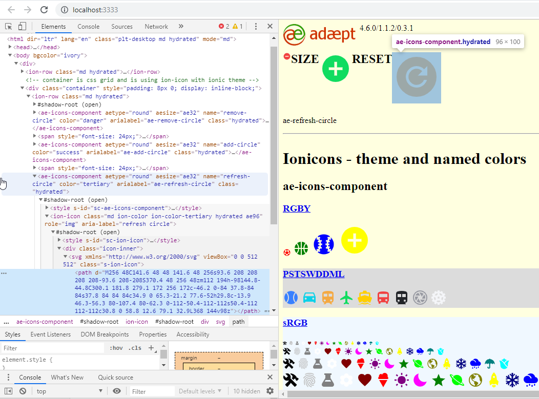 icon display behavior changed from 1.1.2 to 1.1.3 · Issue #1695 · ionic ...
