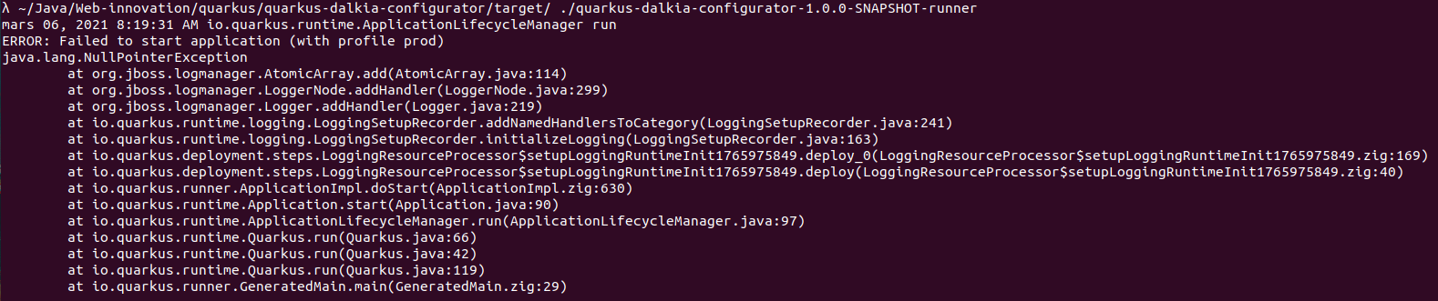 stacktrace