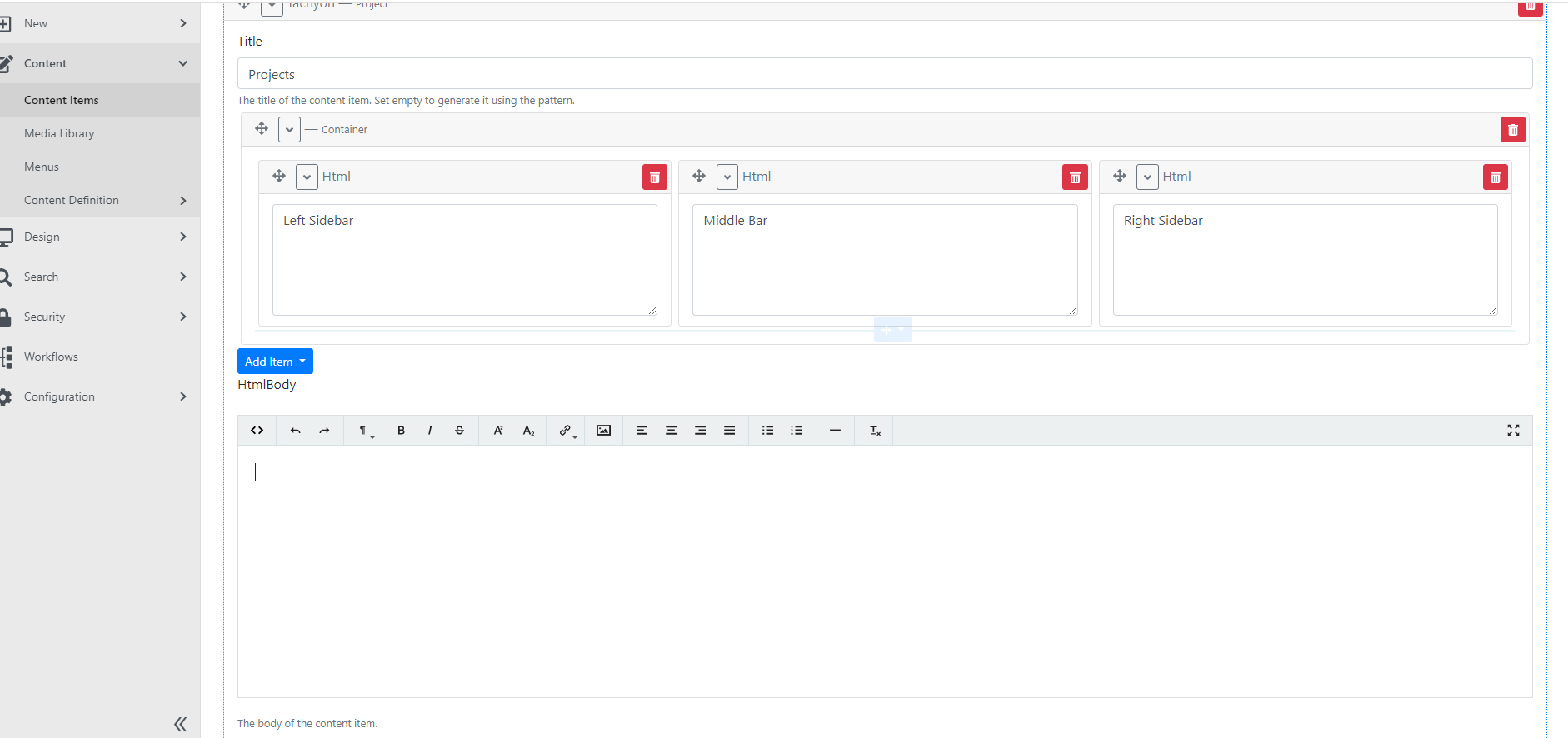 [Question] How to get the HTML contents of Container in the template ...